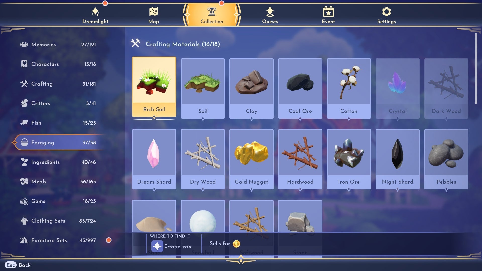 Disney dreamlight valley how to get rich soil vg247